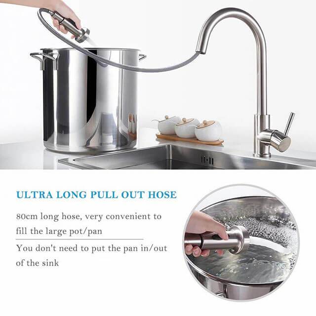 Homelody 2 Functions 360 ° Swivel Non-Slip Spout Kitchen Faucet - Homelody