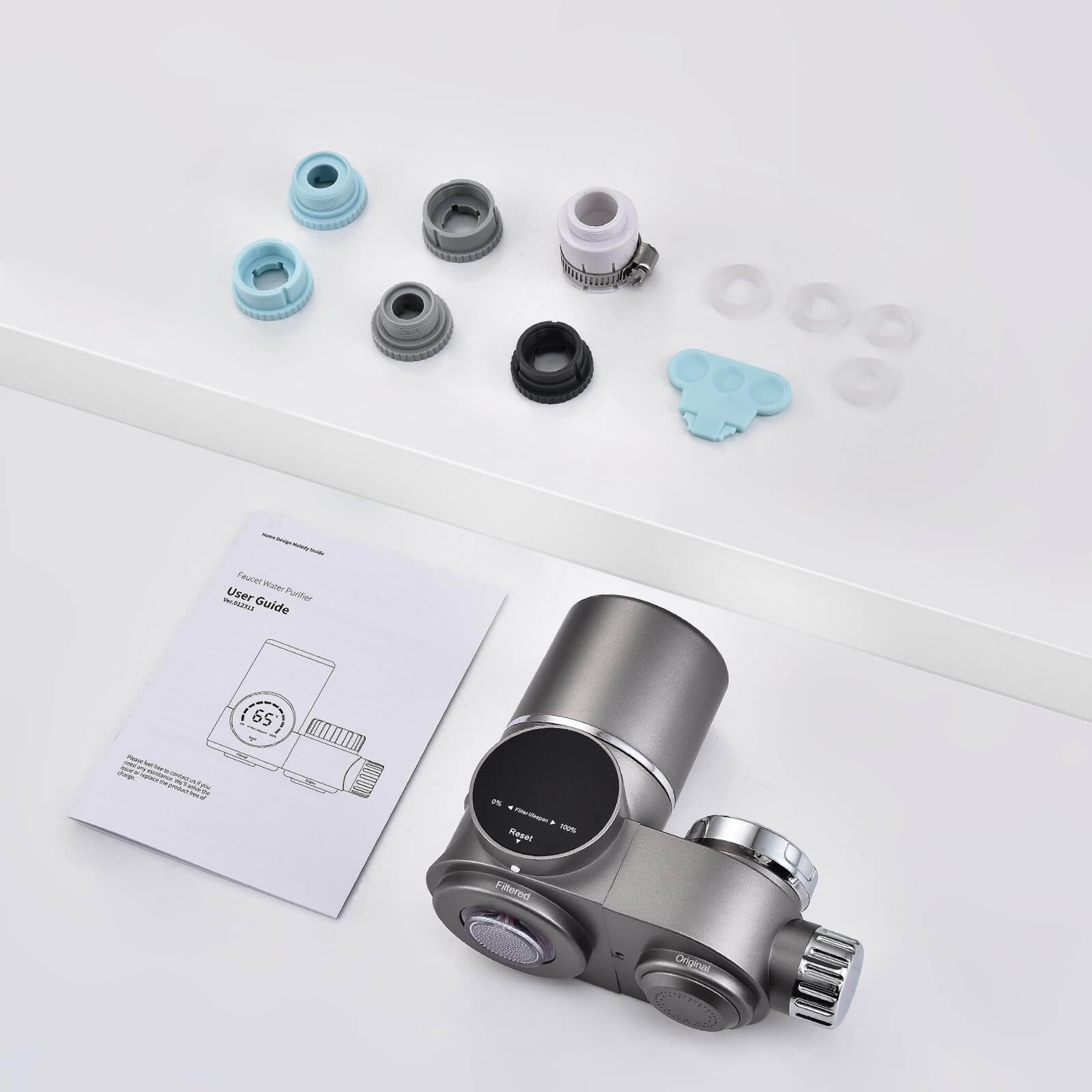VIVREAL Waterfilterkan 2,4L met Elektronische Timer, Verwijdert Chloor, Kalkaanslag & Zware Metalen, Compatibel met Brita Filter, Voedselveilig ABS Materiaal, Aanbevolen Vervanging Elke 35 Dagen HS518 | Waterzuiveraars VIVREAL Waterfilterkan 2,4L met Elektronische Timer, Verwijdert Chloor, Kalkaanslag & Zware Metalen, Compatibel met Brita Filter, Voedselveilig ABS Materiaal, Aanbevolen Vervanging Elke 35 Dagen HS518 | Waterzuiveraars