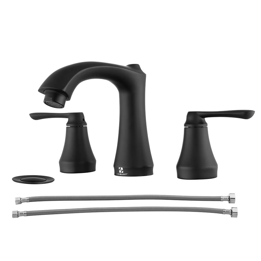 HOMELODY 8 Inch Bathroom Faucet Lead-Free Lavatory Faucet