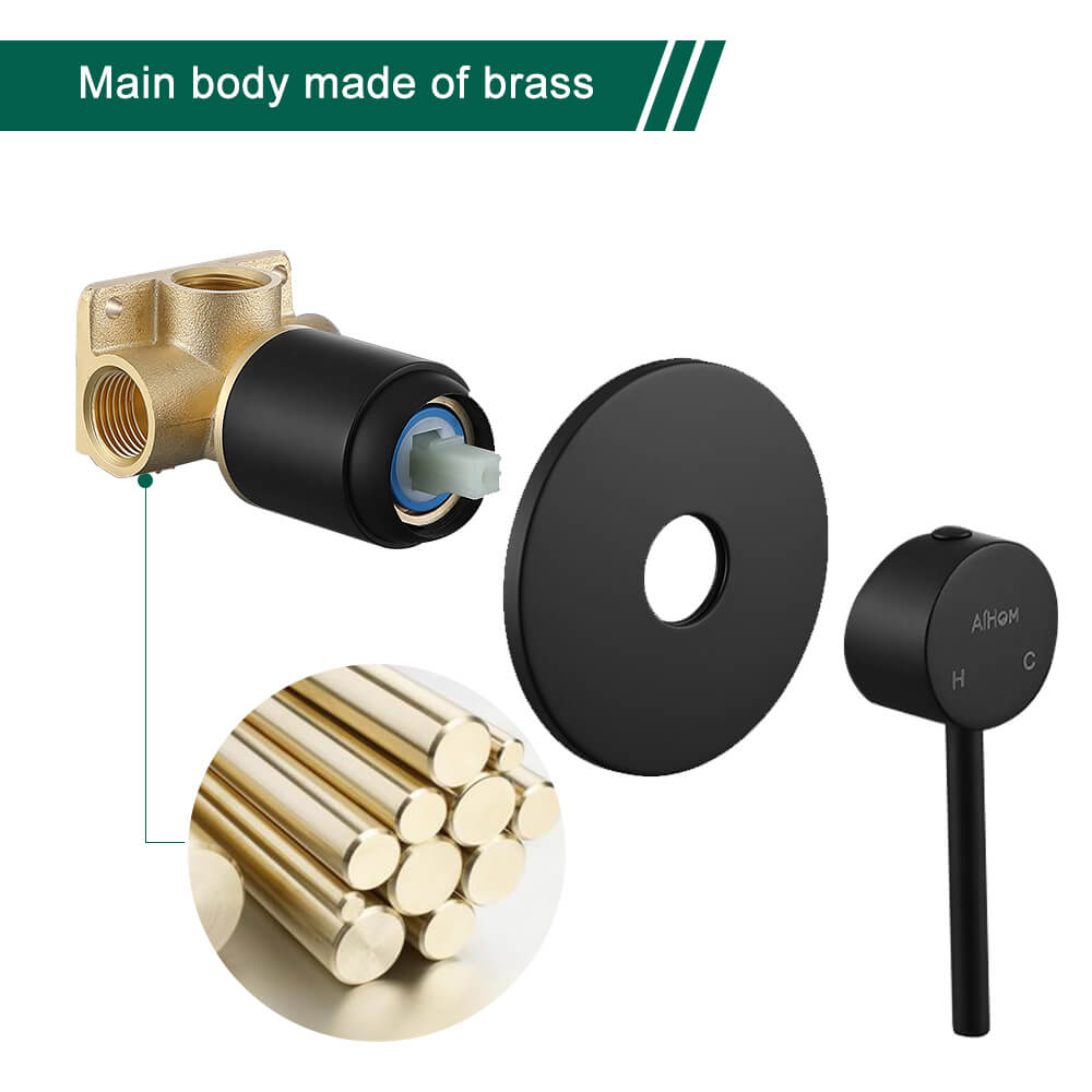Aihom Single Handle Brass Rough-in Valve Shower System