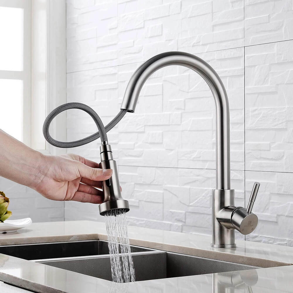 2 spray types kitchen tap