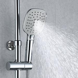 3 Functions Thermostatic Shower System with Shower Mixer Homelody - Homelody