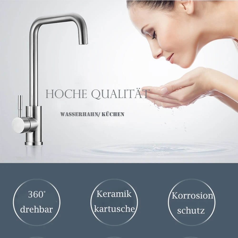 360 ° rotatable kitchen faucet
