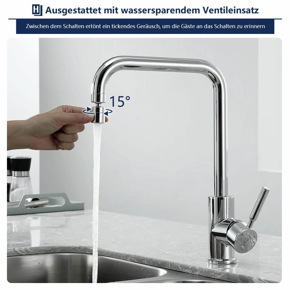 360 ° rotatable kitchen sink faucet