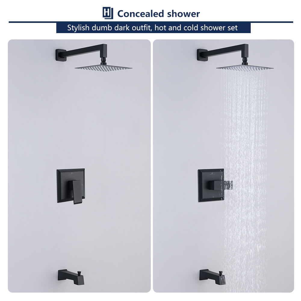 HOMELODY Shower Faucet Shower Valve Trim Kit Tub and Shower Faucet Set(Valve Included)