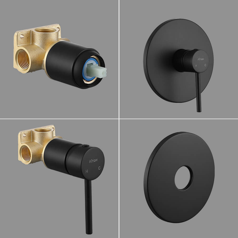 Aihom Single Handle Brass Rough-in Valve Shower System