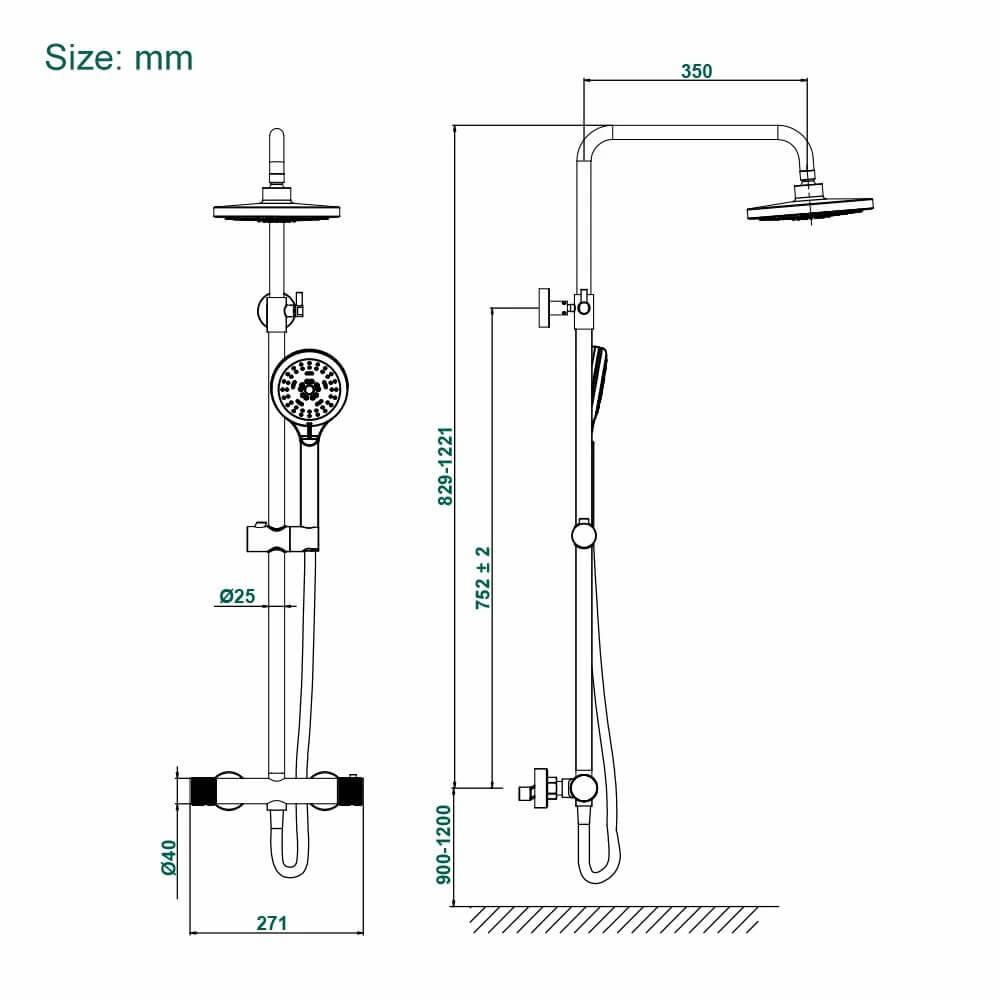 AiHom Thermostatic Mixer