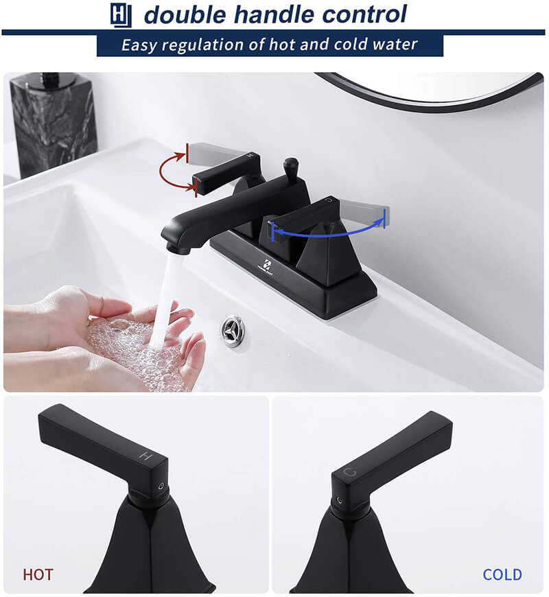4 Inch 2 Handle Sink Faucet