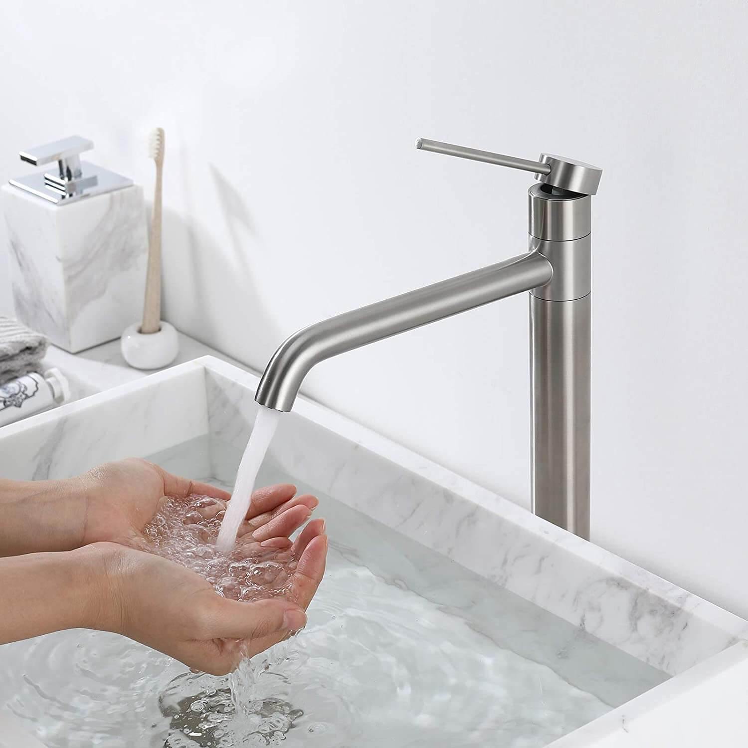 Single-Handle Vessel Sink Faucet