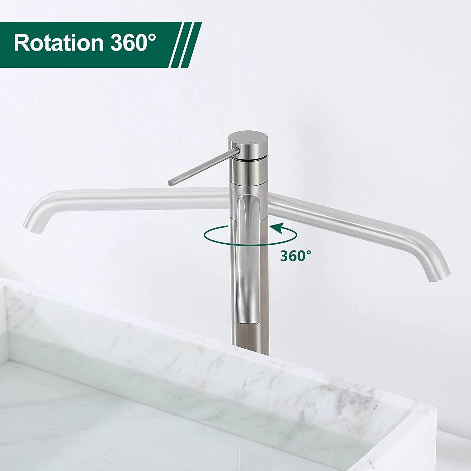 Single-Handle Vessel Sink Faucet