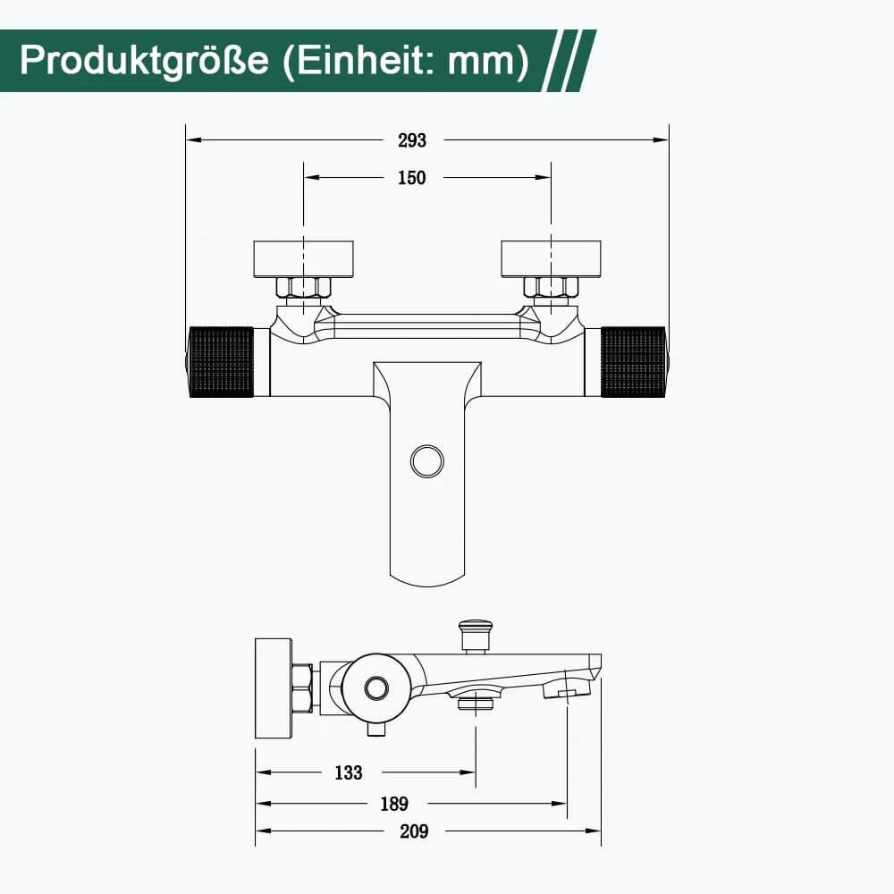 Thermostatic Bathtub Mixer