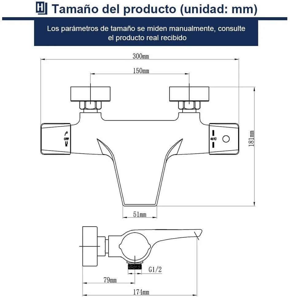 Thermostatic Shower Mixer Tap