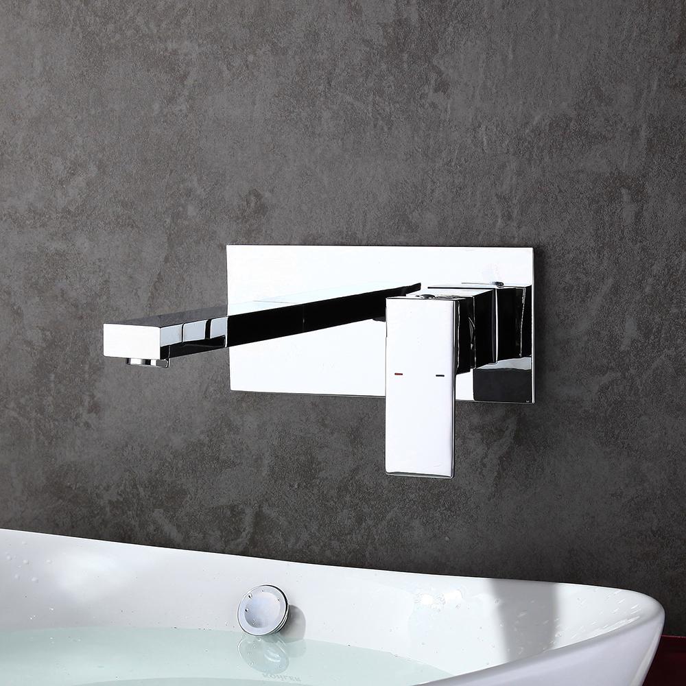 Beautiful and modern wall mounting washbasin faucet high end bathroom faucet Homelody - Homelody