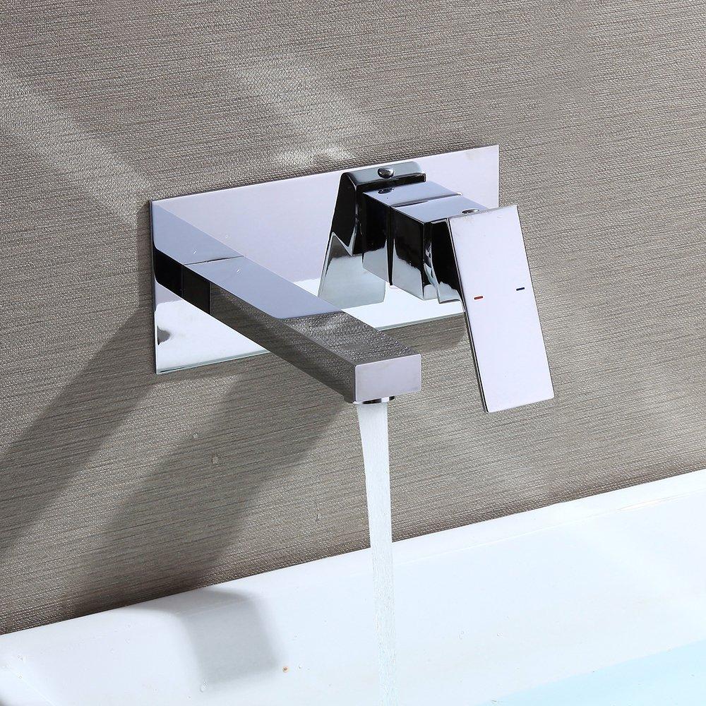 Beautiful and modern wall mounting washbasin faucet high end bathroom faucet Homelody - Homelody