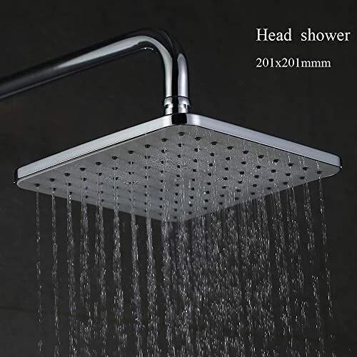 Brass + stainless steel Homelody LCD Digital Display Shower System Shower Faucet adjustable shower height - Homelody