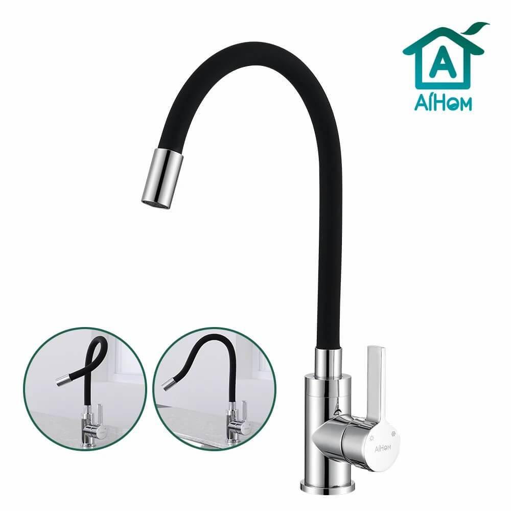 kitchen faucet black