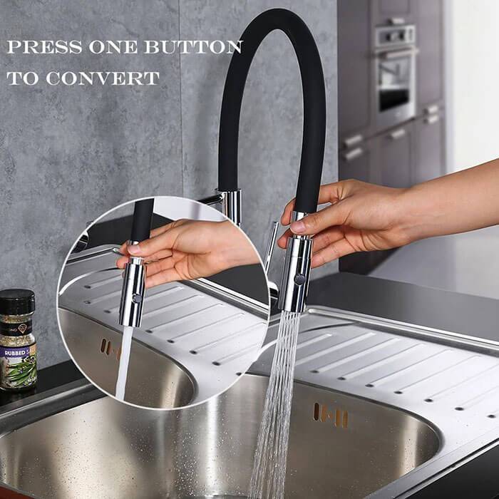 HOMELODY 2 functions 360 ° removable kitchen faucet - Homelody