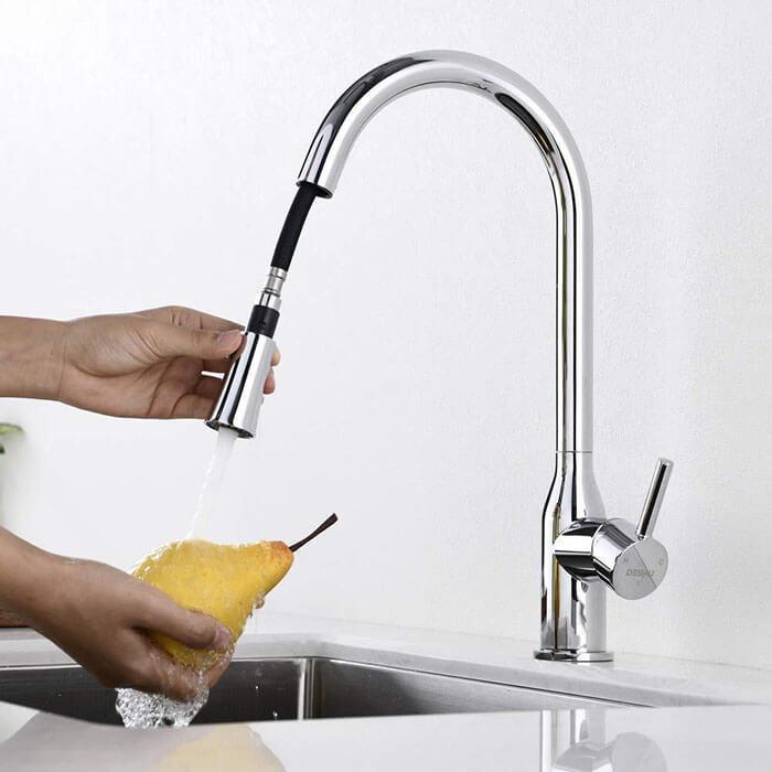 HOMELODY 2 functions 360 ° Swivel Pull-out Kitchen Faucet - Homelody