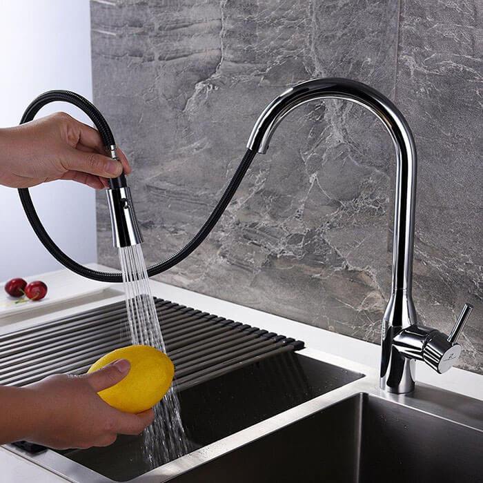 HOMELODY 2 functions 360 ° Swivel Pull-out Kitchen Faucet - Homelody
