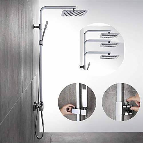 Homelody 38ºC Thermostatic Adjustable Shower Column Shower Set - Homelody