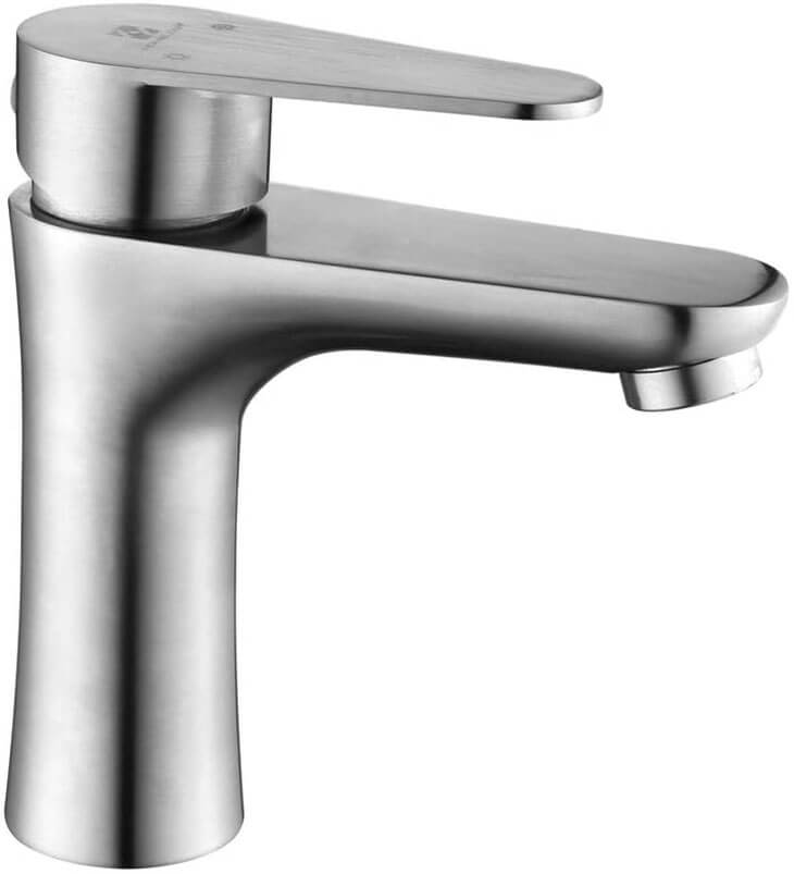 HOMELODY Bathroom Single Handle Lavatory Faucet Brushed Nickel - Homelody