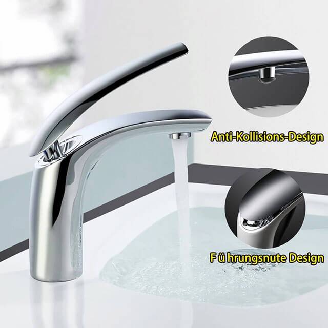 Homelody Chrome Bathroom Basin Single Lever faucet - Homelody