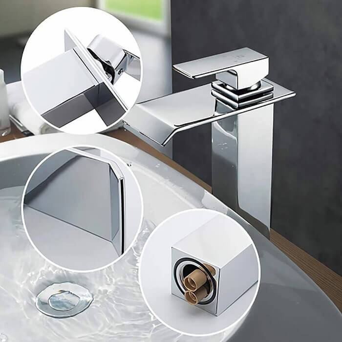 Homelody Cold and Hot Water Bathroom Basin Sink Faucet - Homelody