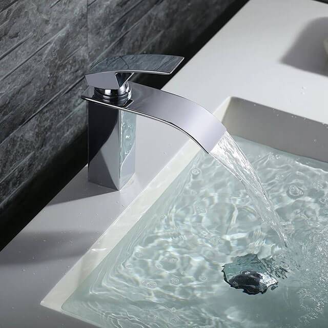 Homelody high end Single-lever waterfall Basin Faucet for Bathroom - Homelody