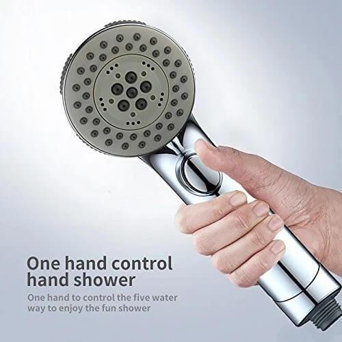 Homelody Shower Head 5 Functions Chrome Hand Shower - Homelody