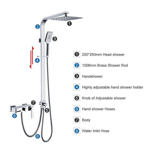 separable shower system